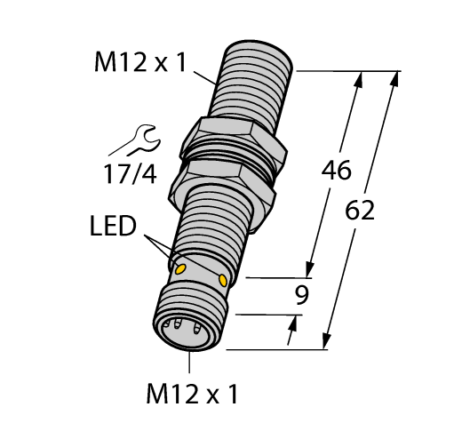 德国TURCK图尔克电感式传感器BI4U-EM12EWD-VP6X-H1141