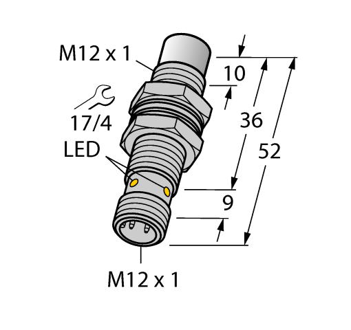 德国TURCK图尔克电感式传感器NI10U-MT12-AP6X-H1141