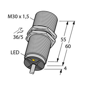 德国TURCK图尔克电感式传感器BI10-M30-ADZ3X