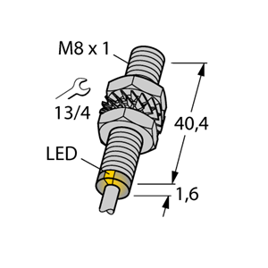 德国TURCK图尔克电感式传感器BI1.5U-EG08-AP6X
