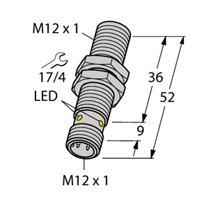 德国TURCK图尔克电感式传感器BI4U-EM12WD-VP6X-H1141/3GD