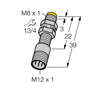 德国TURCK图尔克电感式传感器NI3-EG08K-Y1-H1341