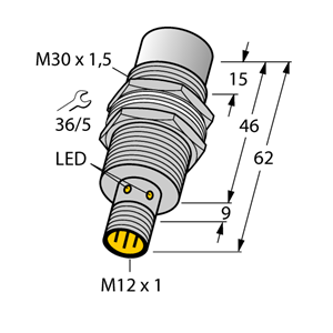 德国TURCK图尔克电感式传感器NI20U-MT30-AP6X-H1141