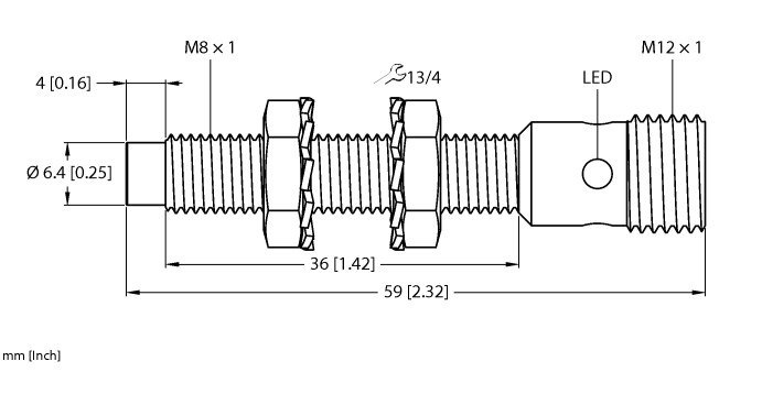 德国TURCK图尔克电感式传感器NI3-EG08-AN6X-H1341