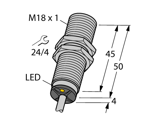 德国TURCK图尔克电感式传感器BI10U-M18-AP6X