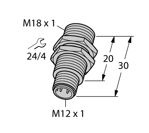 德国TURCK图尔克电感式传感器BI5-G18KK-AP6-H1141