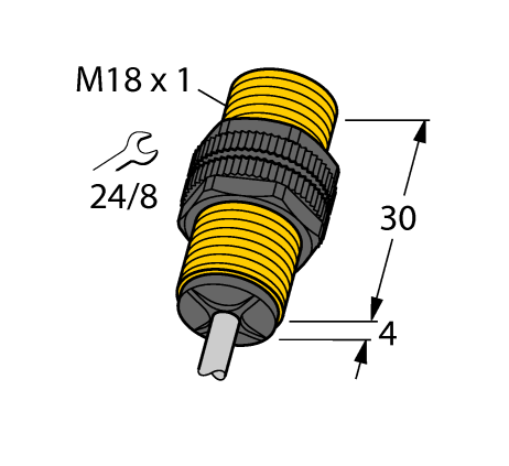 德国TURCK图尔克电感式传感器BI5-P18-Y1/S100