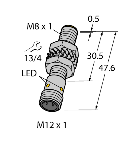 德国TURCK图尔克电感式传感器BI3-M08-AP6X-H1341