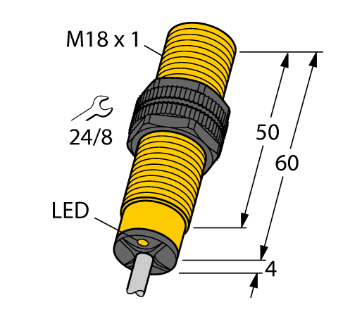 德国TURCK图尔克电感式传感器BI5U-S18-AP6X