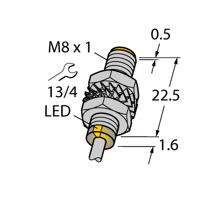 德国TURCK图尔克电感式传感器BI3-M08K-AP6X
