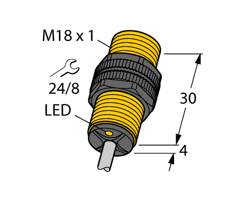 德国TURCK图尔克电感式传感器NI10-P18-Y1X/S97