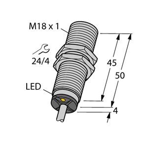 德国TURCK图尔克电感式传感器BI5-M18-AP6X