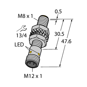 德国TURCK图尔克电感式传感器BI3-M08-AP6X-H1341