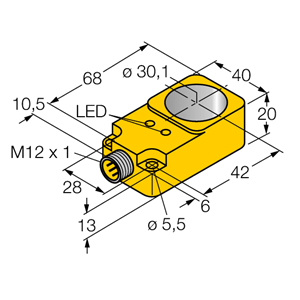 德国TURCK图尔克电感式传感器BI30R-Q20-AP6X2-H1141