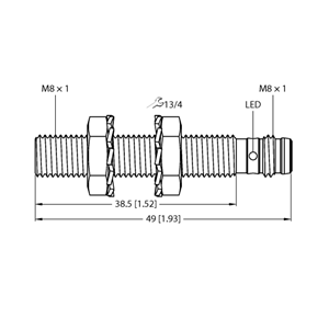 德国TURCK图尔克电感式传感器BI2-EG08-AP6X-V1131