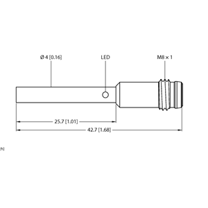 德国TURCK图尔克电感式传感器BI1-EH04-AN6X-V1331