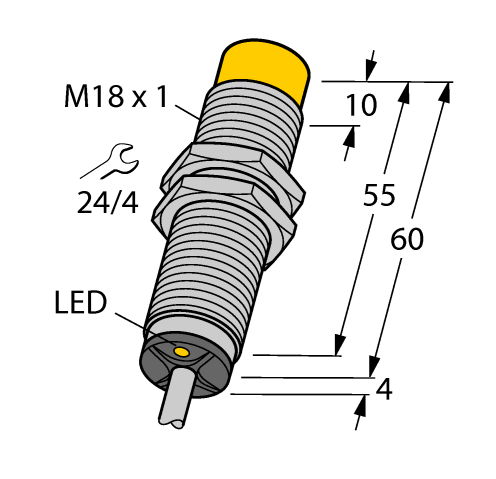 德国TURCK图尔克电感式传感器NI8-M18-LIU
