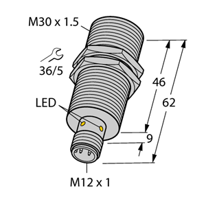 德国TURCK图尔克电感式传感器BI10U-EM30-AP6X-H1141