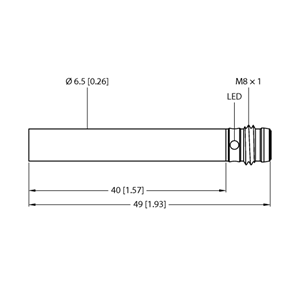 德国TURCK图尔克电感式传感器BI1.5-EH6.5-AP6X-V1131
