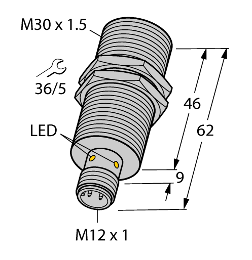 德国TURCK图尔克电感式传感器BI15U-EM30WD-VP6X-H1141