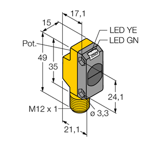 德国TURCK图尔克光电传感器QS18VP6RBQ8