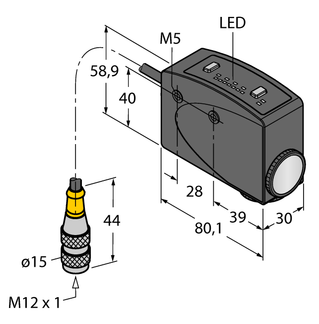 德国TURCK图尔克光电传感器R58ECRGB1Q