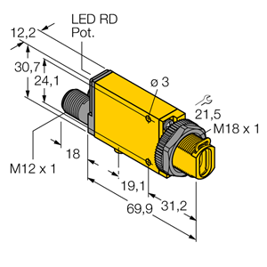 德国TURCK图尔克光电传感器MIAD9FQ