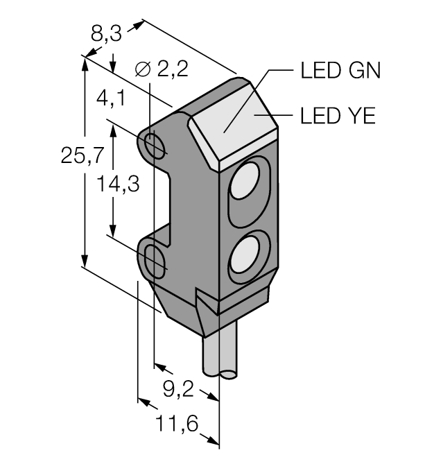 德国TURCK图尔克光电传感器VS1RP5CV10