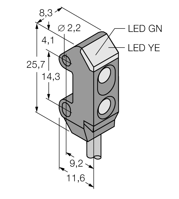 德国TURCK图尔克光电传感器VS1AP5CV10