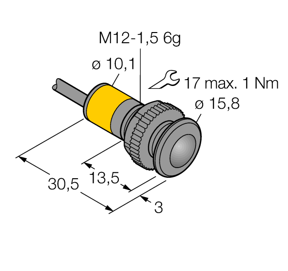德国TURCK图尔克光电传感器SB12TAPR