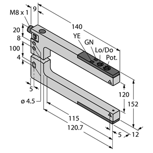 德国TURCK图尔克光电传感器SLM120B6Q