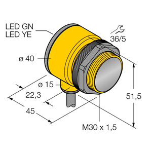 德国TURCK图尔克光电传感器T30SP6FF600
