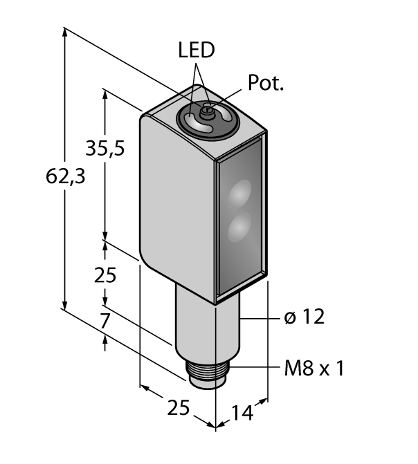 德国TURCK图尔克光电传感器QMH26EPXLPCQ7