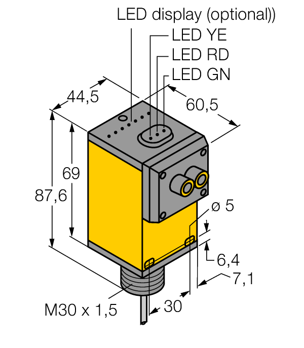 德国TURCK图尔克光电传感器Q45VR2F