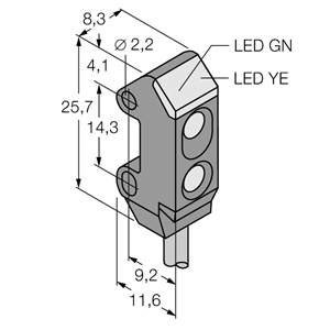 德国TURCK图尔克光电传感器VS1AP5C10Q5