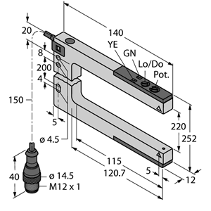 德国TURCK图尔克光电传感器SLM220B6QPMA