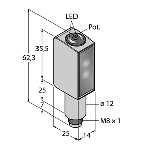 德国TURCK图尔克光电传感器QMH26EPXLPCQ7