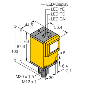 德国TURCK图尔克光电传感器Q45VR3DXQ