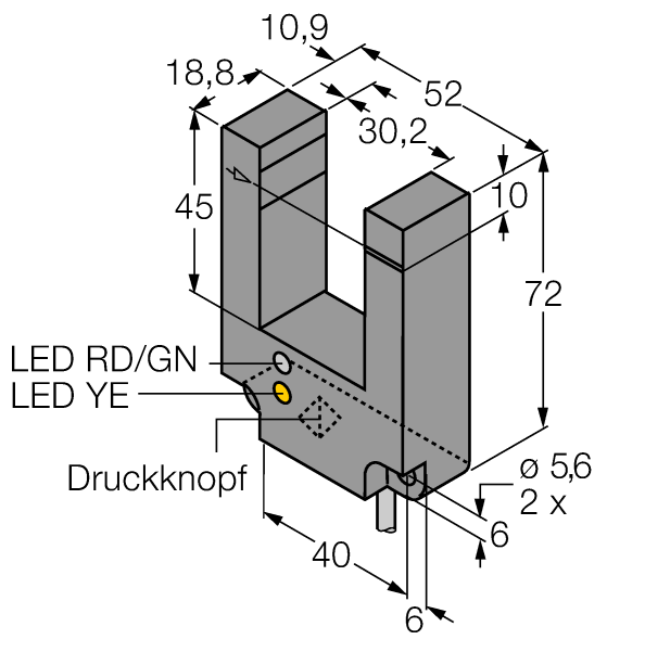 德国TURCK图尔克光电传感器SL30VB6VY W/30
