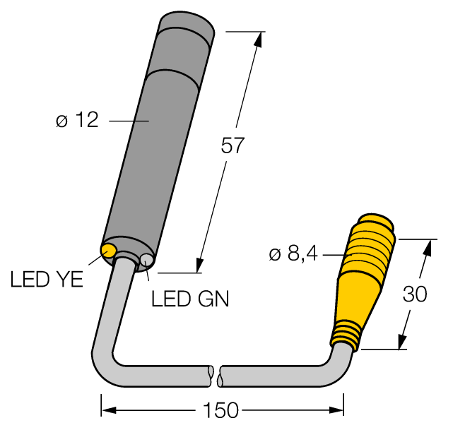 德国TURCK图尔克光电传感器M126E1LDQ