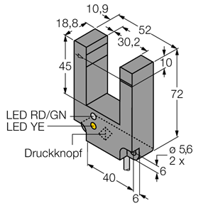德国TURCK图尔克光电传感器SL30VB6VY W/30