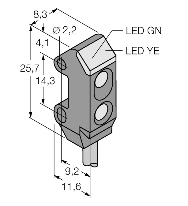 德国TURCK图尔克光电传感器VS1AP5CV20Q