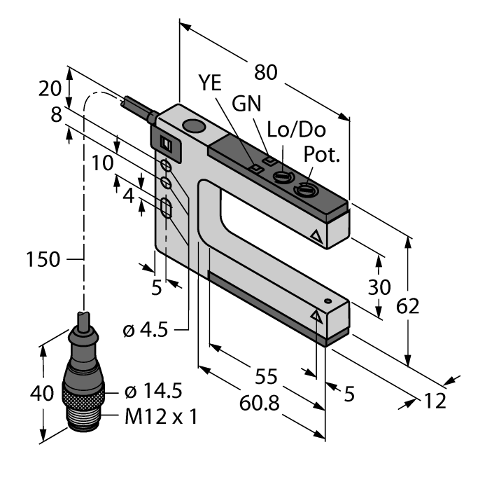 德国TURCK图尔克光电传感器SLM30B6QPMA