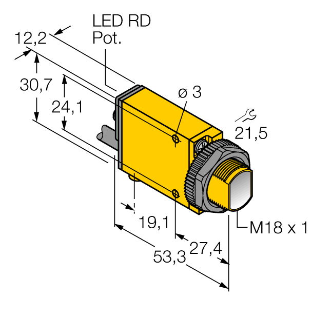 德国TURCK图尔克光电传感器SM31R W/30