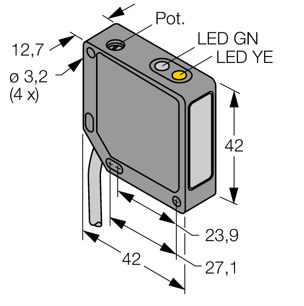 德国TURCK图尔克光电传感器QM42VP6D