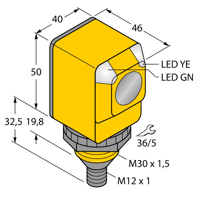 德国TURCK图尔克光电传感器Q40S2P6LPQ