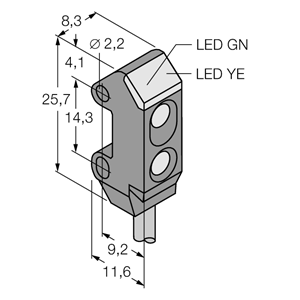 德国TURCK图尔克光电传感器VS1AP5CV20Q
