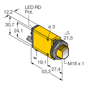 德国TURCK图尔克光电传感器SM31R W/30