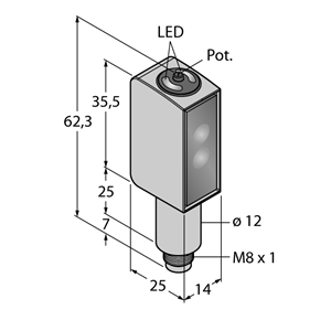 德国TURCK图尔克光电传感器QM26VPAF400Q5