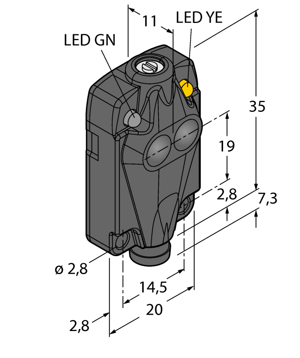 德国TURCK图尔克光电传感器Q10AP6DQ